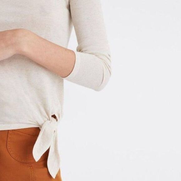 Madewell Soundcheck Side Tie Tee- Size XS - Picture 9 of 9